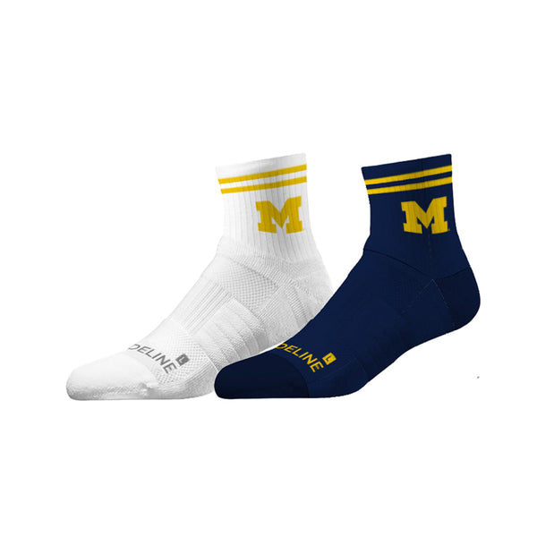 strideline University of Michigan | Half Calf Knit | NCAA 2 Pack | N02626118ML