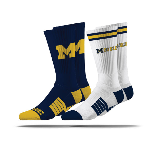 strideline University of Michigan | Premier Knit Crew | NCAA 2 Pack | N02514311ML