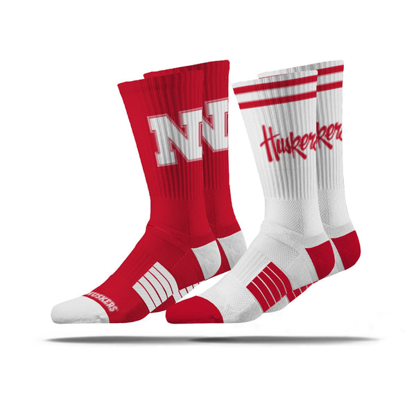 strideline University of Nebraska | Premier Knit Crew | NCAA 2 Pack | N02514347ML