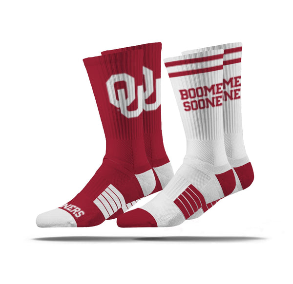 strideline University of Oklahoma | Premier Knit Crew | NCAA 2 Pack | N02514379ML