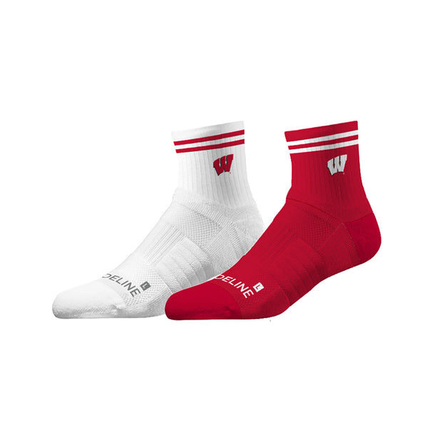 strideline University of Wisconsin | Half Calf Knit | NCAA 2 Pack | N02626829ML