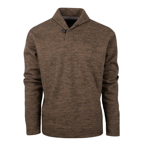 sts ranchwear Men's Olathe Pullover - Heather Chocolate