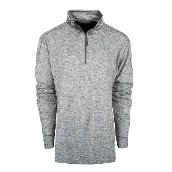 sts ranchwear Men's Quarter Zip Pullover - Heather Gray