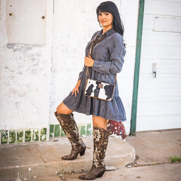 Sts Ranchwear Cowhide Claire Crossbody