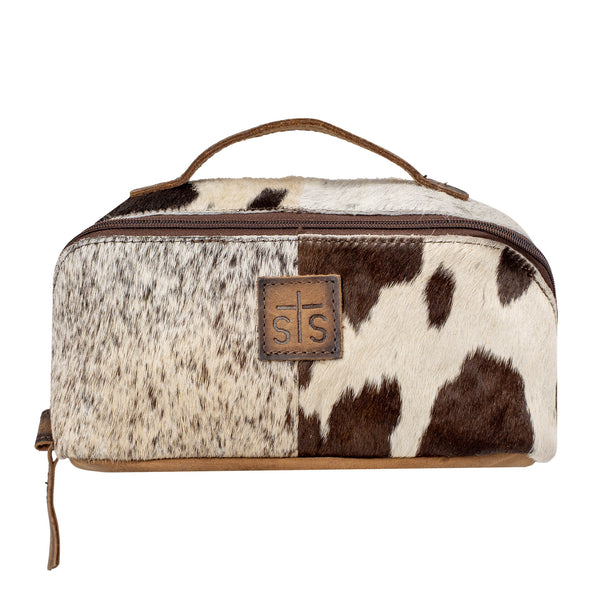 sts ranchwear Cowhide Elise Makeup Bag