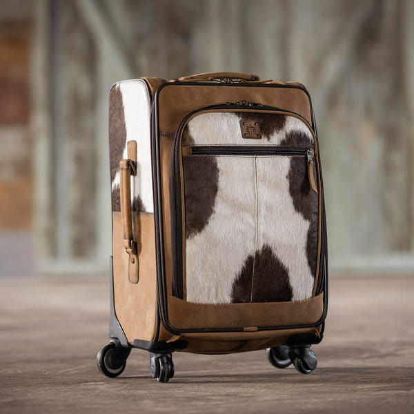 Sts Ranchwear Cowhide Rolling Suitcase