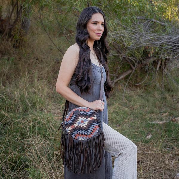 Sts Ranchwear Guadalupe Serape Sage Crossbody