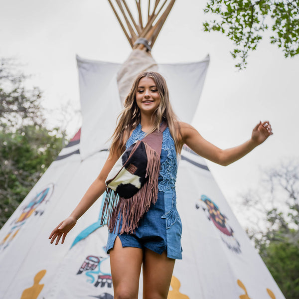 Sts Ranchwear Indie Cowhide Hildy Belt Bag