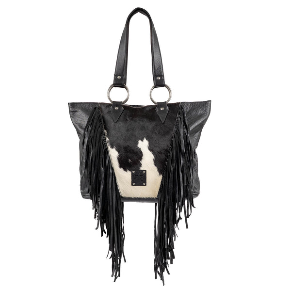 sts ranchwear Indie Cowhide Tote - Black