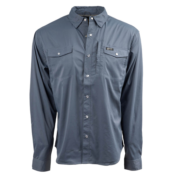 sts ranchwear Men's Fischer - Long Sleeve - Slate Blue
