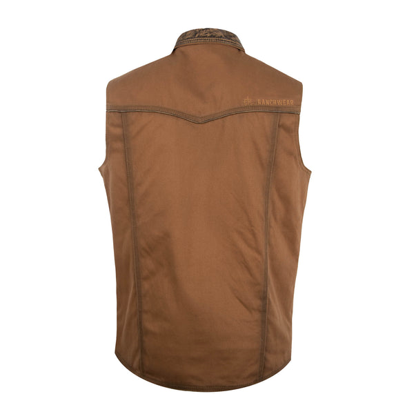 Sts Ranchwear Men's Owen Vest - Brown