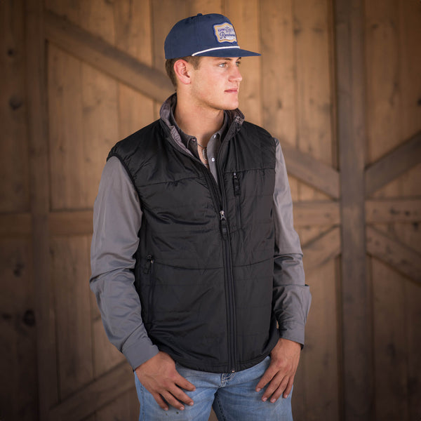 Sts Ranchwear Men's Sterling Vest - Black