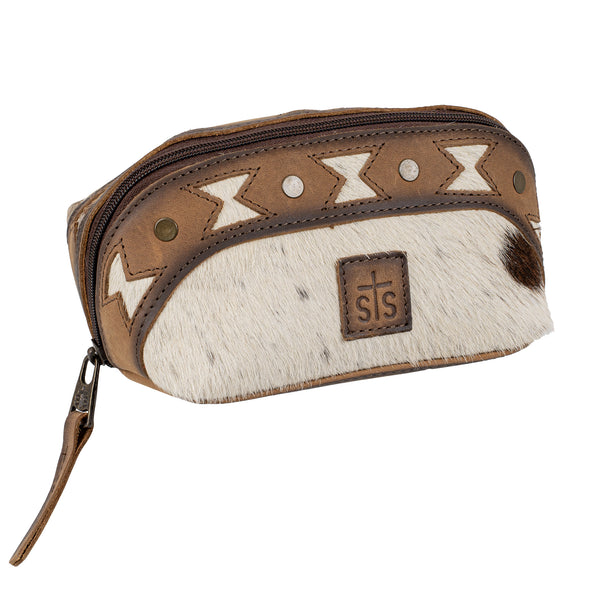 Sts Ranchwear Roswell Cowhide Belle Makeup Pouch