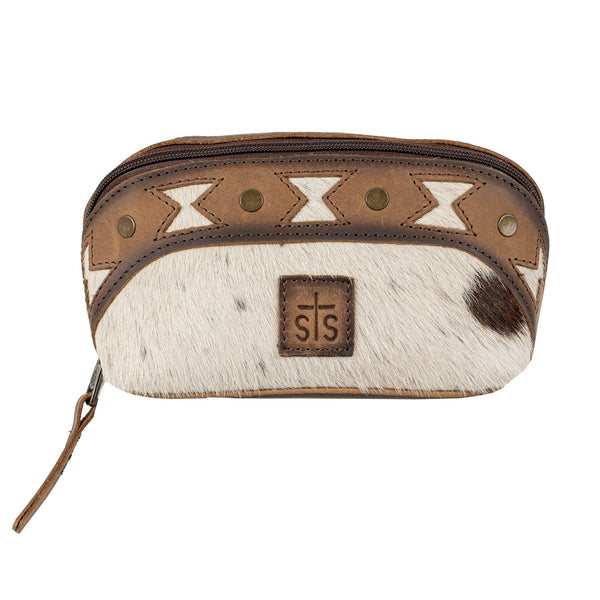sts ranchwear Roswell Cowhide Belle Makeup Pouch