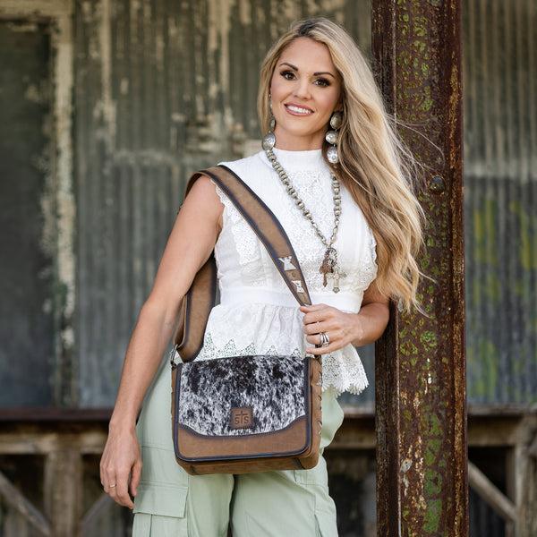 Sts Ranchwear Roswell Cowhide Della Crossbody