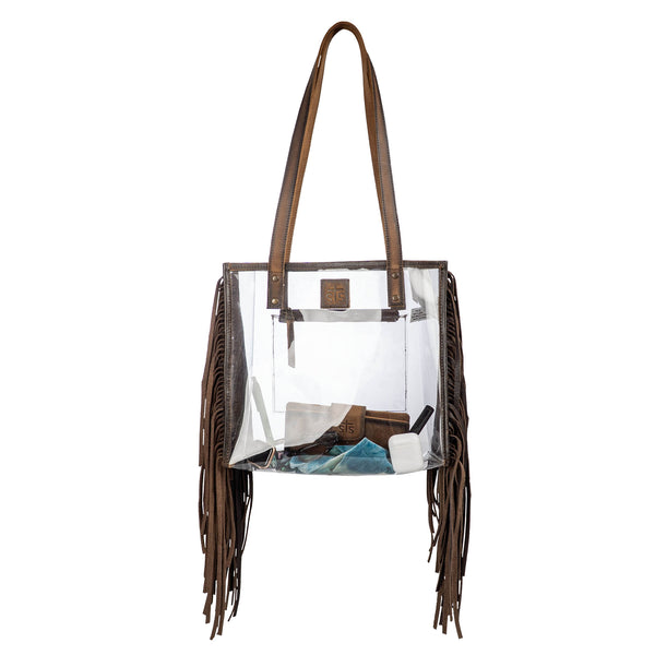 sts ranchwear Stadium Rules Fringe Tote