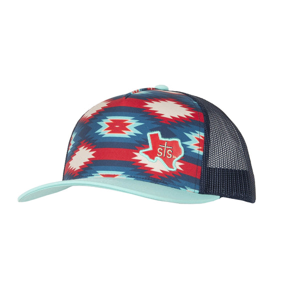 sts ranchwear STS Leather Texas Patch Hat - Aztec