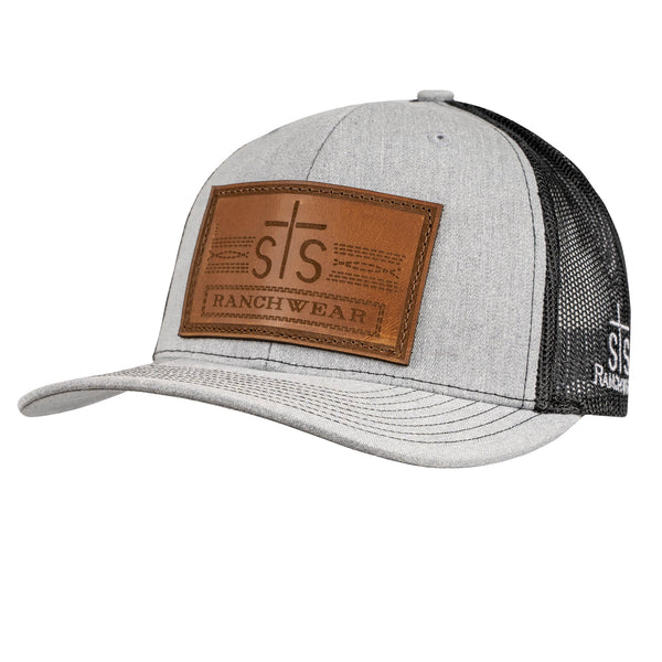 sts ranchwear STS Patch Hat - Heather Gray