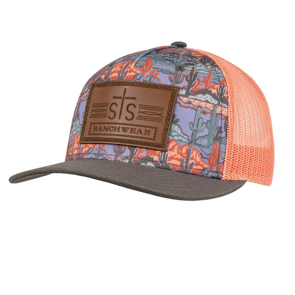 sts ranchwear STS Patch Hat - Sunset Desertscape