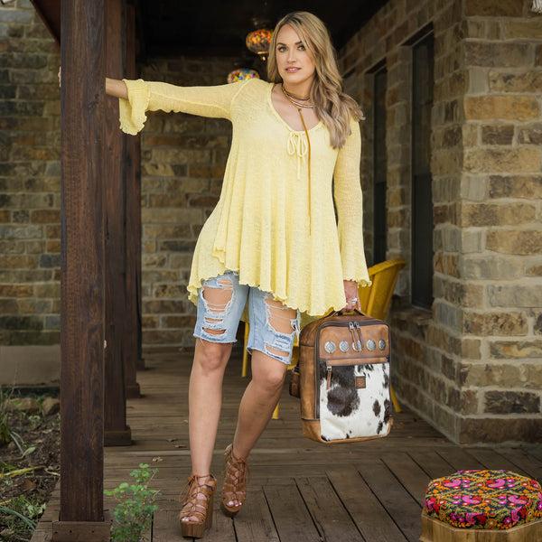 Sts Ranchwear Vaquero Cowhide Lennon Backpack