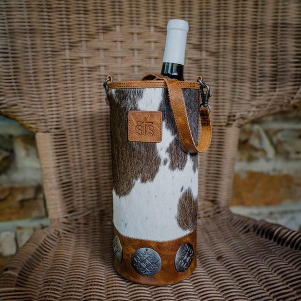 Sts Ranchwear Vaquero Cowhide Single Wine Bag