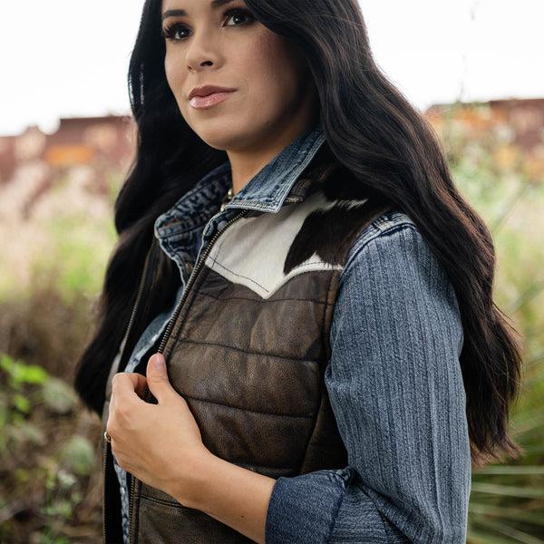 Sts Ranchwear Women's Adalyn Vest - Tobacco Brown