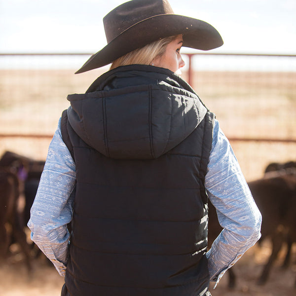 Sts Ranchwear Women's Crazy Jane Vest - Black