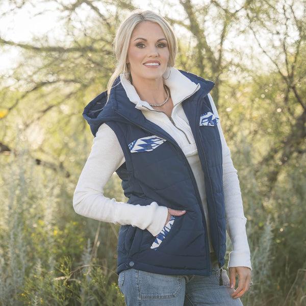 Sts Ranchwear Women's Crazy Jane Vest - Navy