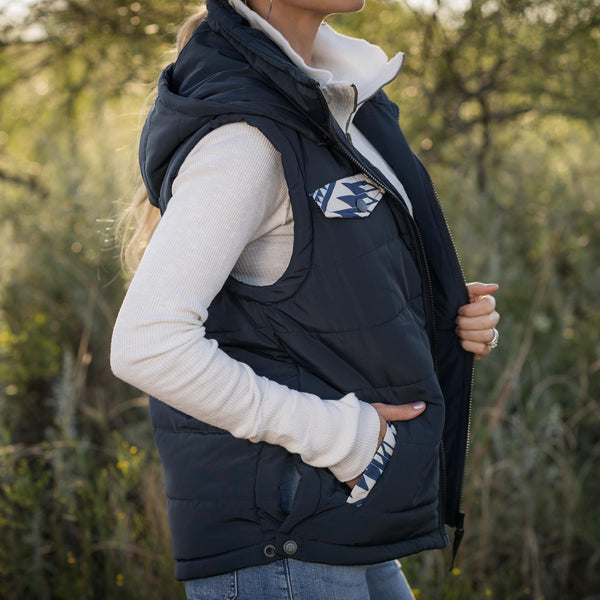 Sts Ranchwear Women's Crazy Jane Vest - Navy