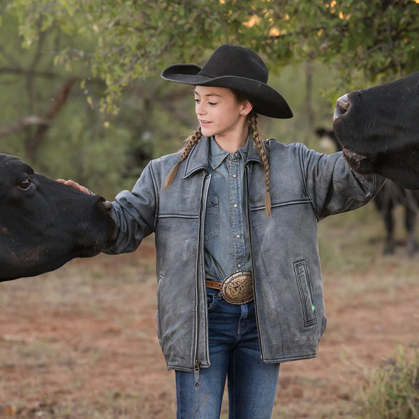 Sts Ranchwear Youth Rifleman Jacket - Stonewash