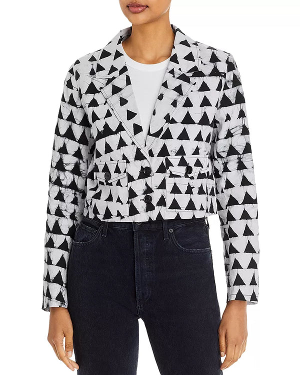 studio 189 Aqua x Studio 189: Black Jazzy Jeff Cropped Blazer