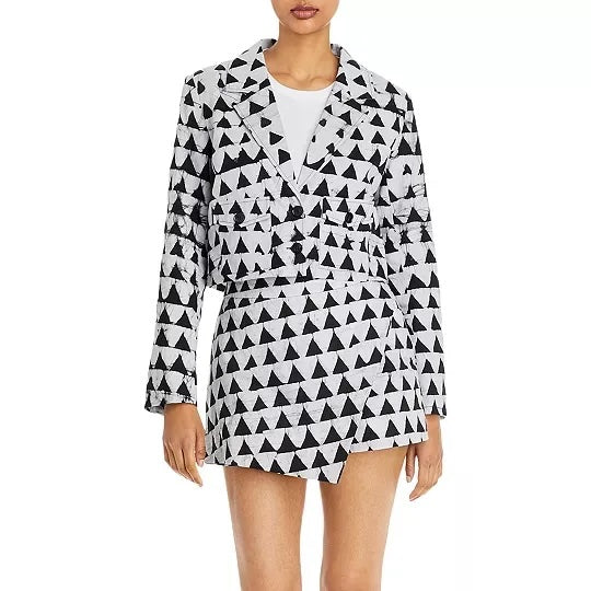 Studio 189 Aqua X Studio 189: Black & White Mini Jazzy Jeff Skort