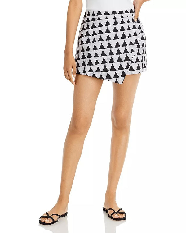 studio 189 Aqua x Studio 189: Black & White Mini Jazzy Jeff Skort