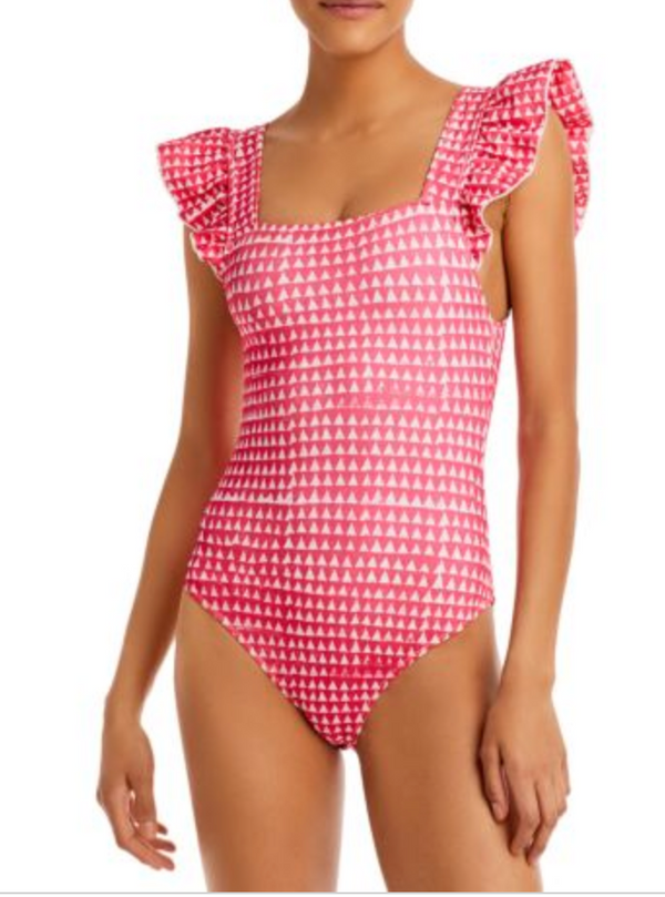 studio 189 Aqua x Studio 189: Pink Mini Jazzy Jeff One Piece Swimsuit