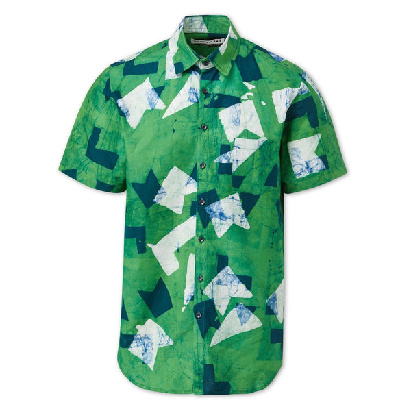 studio 189 Cotton Andy Button Down Short Sleeve Shirt