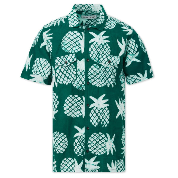 studio 189 Cotton Andy Button Down Short Sleeve Shirt