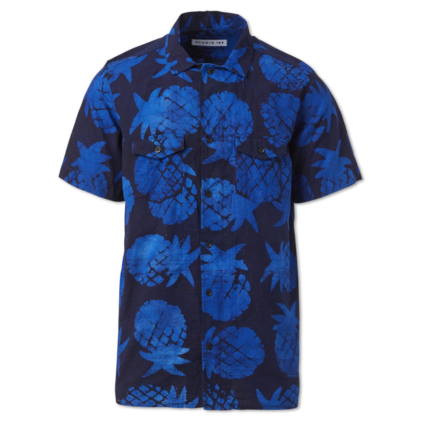 studio 189 Cotton Andy Button Down Short Sleeve Shirt