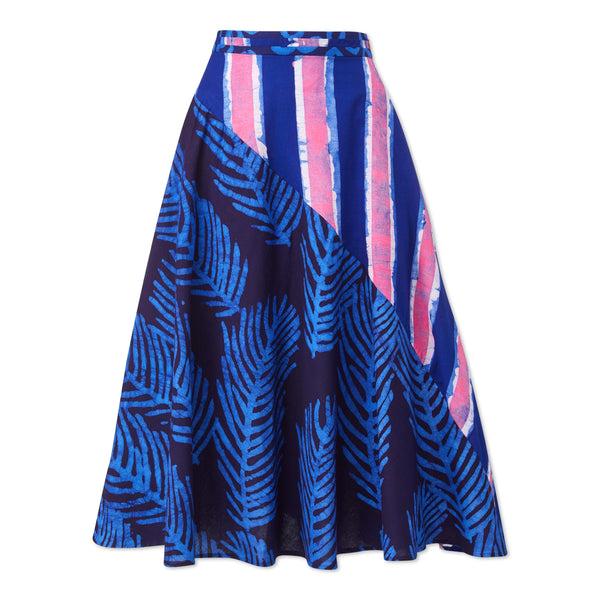 studio 189 Cotton Mixed Print Jennifer Circle Skirt