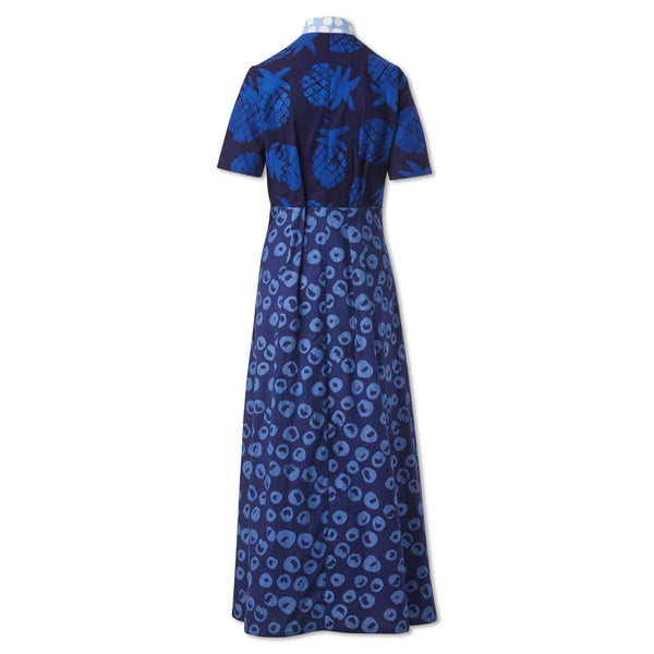 Studio 189 Hand-Batik Mixed Print Cotton Shirt Dress