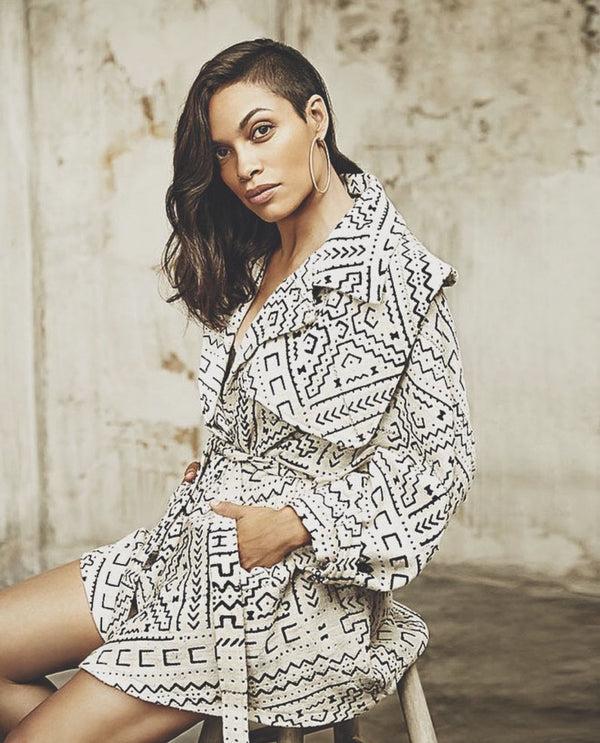 Studio 189 Bogolan Deconstructed Short Trench Coat