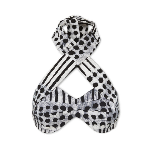 studio 189 Cotton Convertible Bandeau Bikini Top