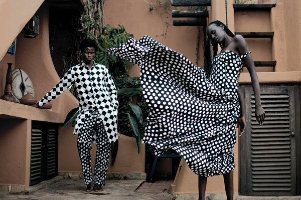 Studio 189 Cotton Evening Gown Sleeve Shirt Dress