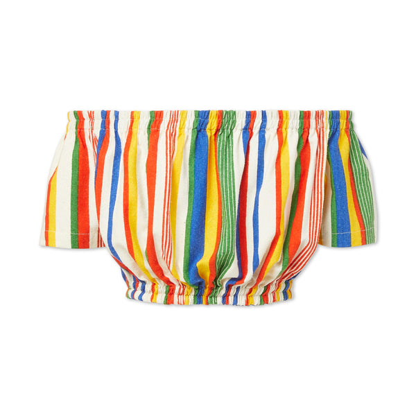 Studio 189 Cotton Off The Shoulder Crop Top