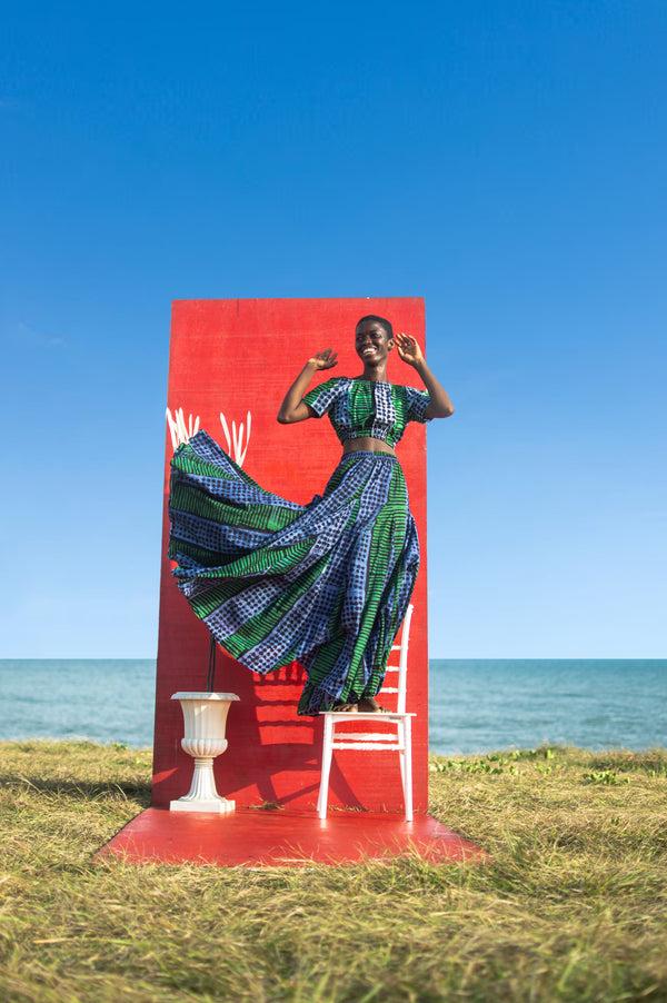 Studio 189 Cotton Off The Shoulder Crop Top