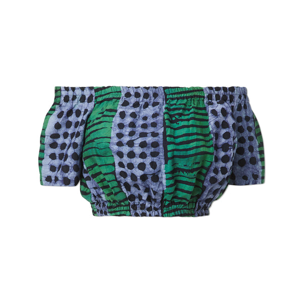 studio 189 Cotton Off The Shoulder Crop Top