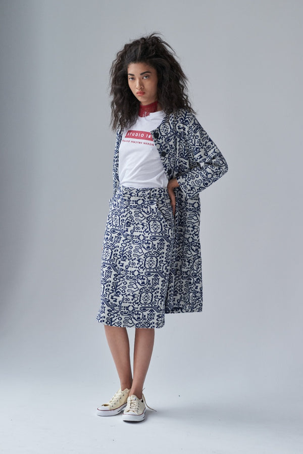 studio 189 Cotton Pencil Skirt