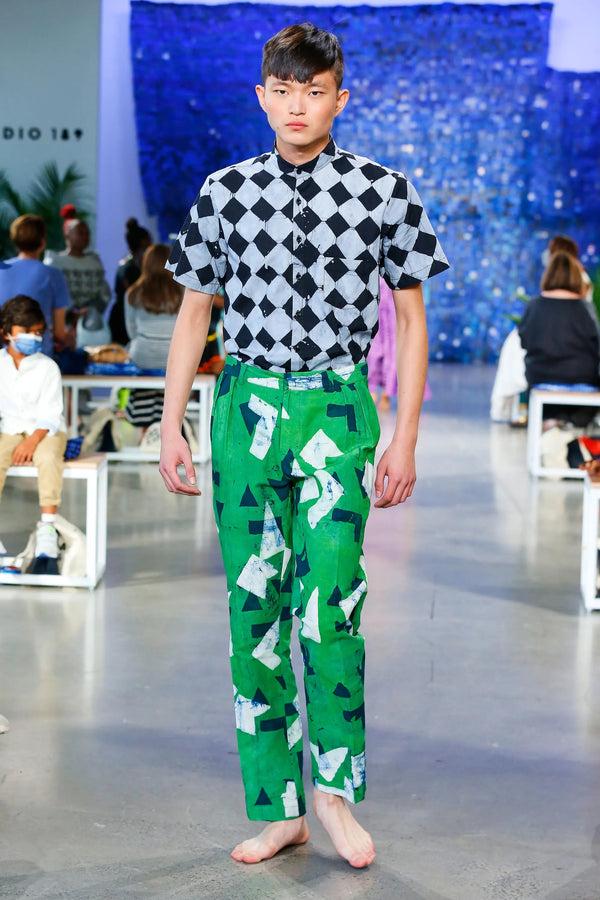 Studio 189 Cotton Pleated Baldwin Pants