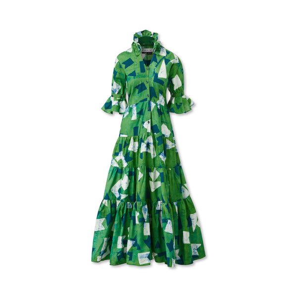 studio 189 Cotton Ruffle Tiered Long Dress