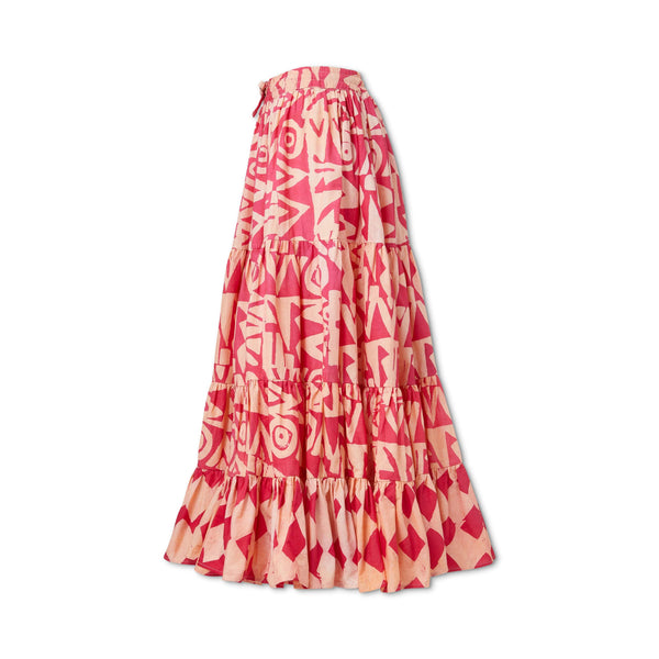 Studio 189 Cotton Tiered Skirt