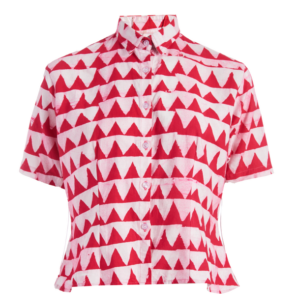 studio 189 Hand-Batik Cotton Fitted Shirt